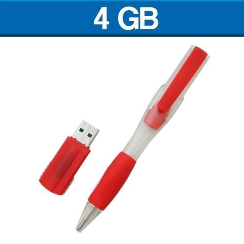 Bolígrafo USB Frosted 4 GB. (No incluye estuche)