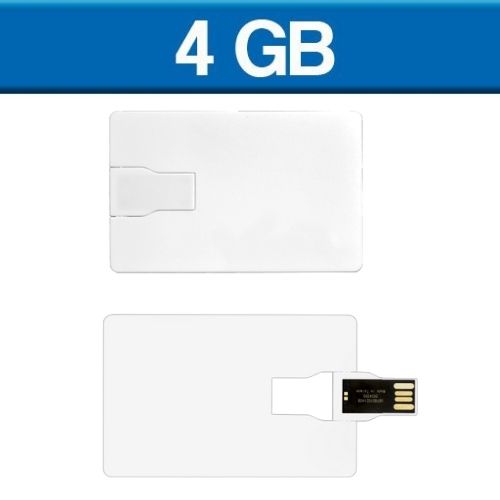 Memoria USB Tarjeta Súper Slim. 4 GB de capacidad.