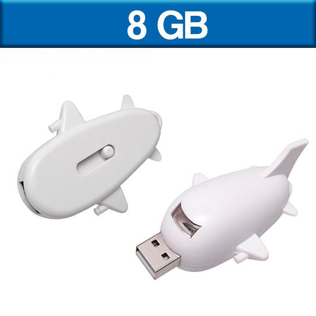 MEMORIA USB EN FORMA DE AVION DE 8GB.
